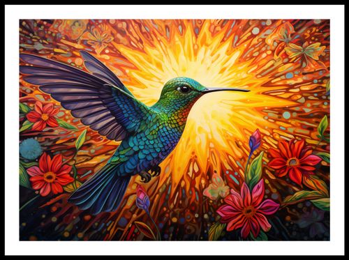 Plakat 70x50cm Koliber Barw na Arena.pl