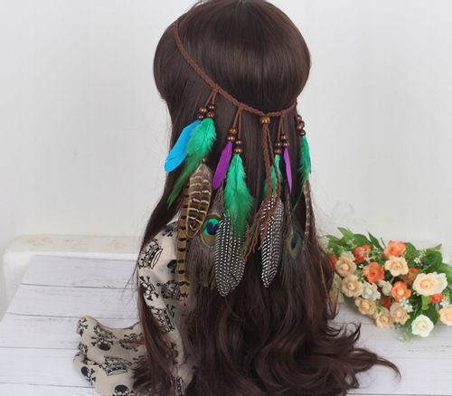 Pióropusz OPASKA do Włosów PAW Piórka A4 na Arena.pl