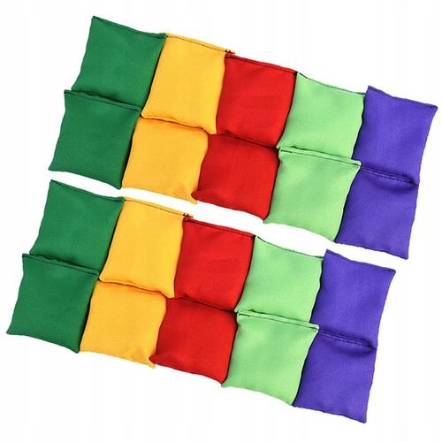 Zestaw do rzutek dla dzieci - 20 woreczków, zabawa w domu i na dworcu! na Arena.pl