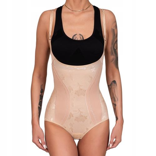 MOCNO wyszczuplające BODY modelujące KORYGUJĄCY gorset na Arena.pl