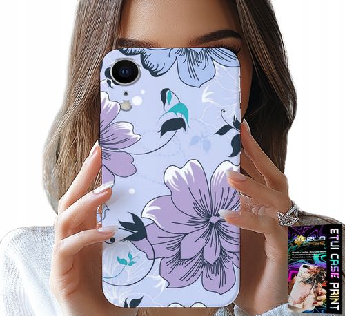 ETUI DO IPHONE XR - KWIATKI KWIECISTE MODNE WZORY PLECKI na Arena.pl