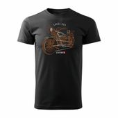 Koszulka motocyklowa na motor Sokół 600 męska czarna REGULAR L