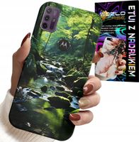 ETUI DO MOTOROLA MOTO G10 / G30 - LAS RZEKA STRUMIEŃ PRZYRODA WIDOKI