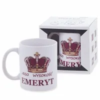 KUBEK prezent dla EMERYTA EMERYTKI na emeryturę