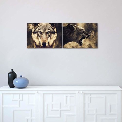 Deco Panel, Pantera z motylem 60x40 na Arena.pl