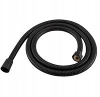Wąż prysznicowy natryskowy czarny mat standardowy ROZCIĄGLIWY 150-170