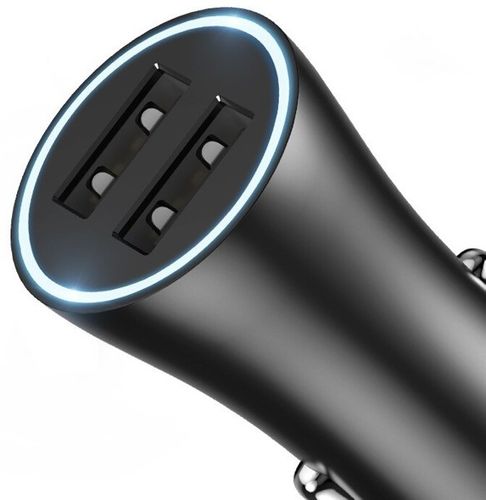 Ładowarka samochodowa Baseus FastCharge 2 2x USB - czarna na Arena.pl
