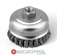 SZCZOTKA DOCZOŁOWA DRUT SPL. M-14 FI100 E75.45 SZCZOTPOL