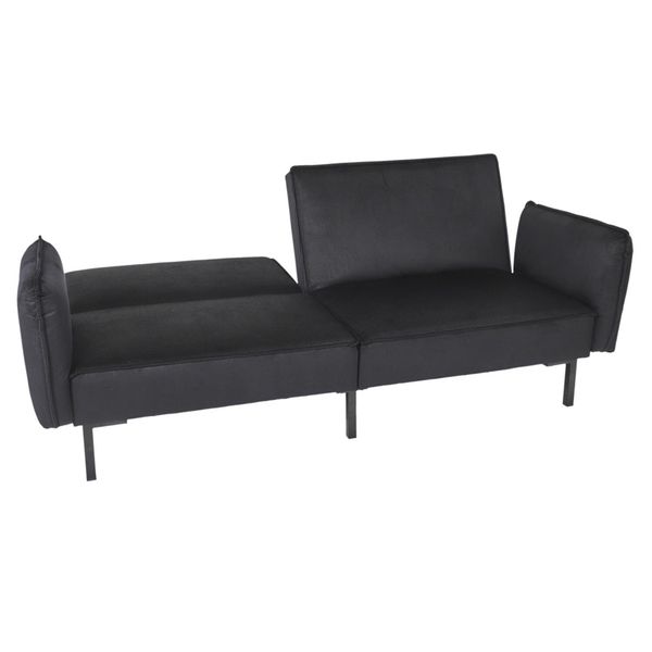 Sofa rozkładana Giulia czarna zdjęcie 3