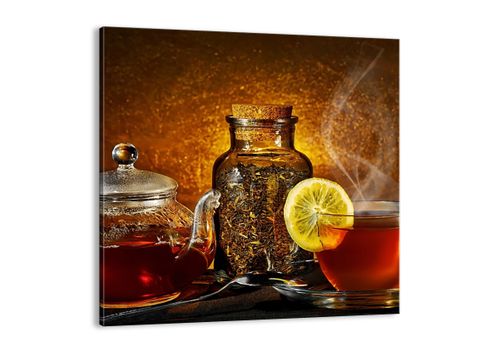 Obraz Na Płótnie - Herbata Napar  - 60X60 Cm - Ac60X60-2434 na Arena.pl