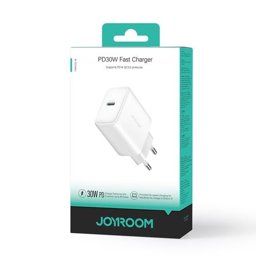 ładowarka sieciowa usb-c pd 30w qc sfc - biała na Arena.pl