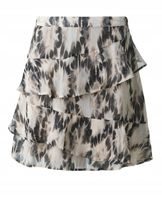 ONLY ONLELENA LIFE SHORT FRILL SKIRT - Miniskjørt - black M