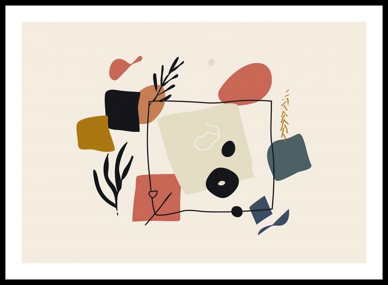 Plakat 66,5x46,5cm Abstrakcyjny Dialog zdjęcie 3