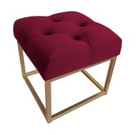 Pufa CHESTERFIELD LOFT ławka postawa złota MG31