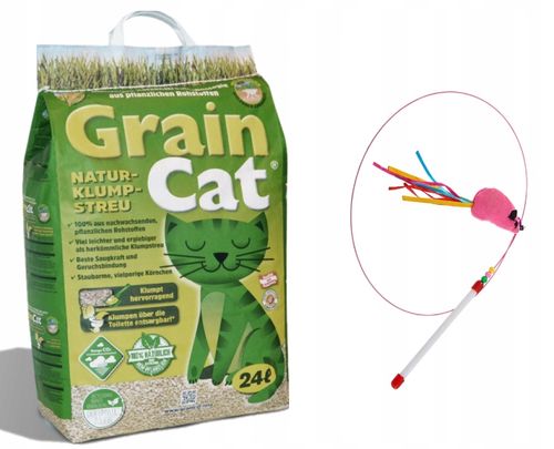 Green Cat Naturalny żwirek zbrylający 24L Biodegra na Arena.pl