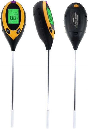 KWASOMIERZ MIERNIK TESTER OGRODNICZY PH GLEBY ZIEMII TEMPERATURA na Arena.pl