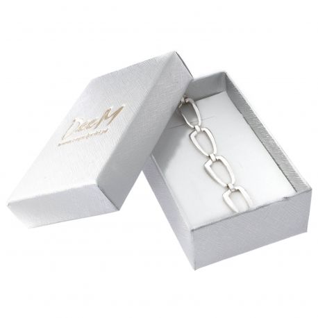 SREBRNA BRANSOLETKA GŁADKA SREBRO PRÓBY 925 na Arena.pl