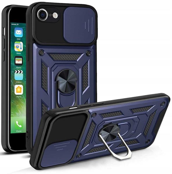 Spacecase Camring Iphone 7/8/Se Blue zdjęcie 4