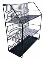 SUSZARKA DO NACZYŃ OCIEKACZ 3 POZIOMOWA KUCHENNA WISZĄCA STOJĄCA SOLIDNA