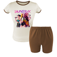 Krótka Piżama dziecięca - K-Pop Demon Hunters - Łowczynie Demonów