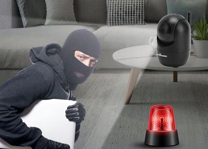 CZARNA KAMERA BEZPRZEWODOWA WIFI 4MPX WEWNETRZNA NIANIA IP APLIKACJA TUYA zdjęcie 16