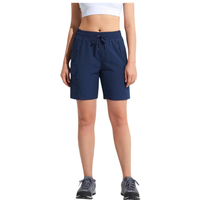 Spodenki Cargo Damskie Sportowe Trekkingowe Szybkoschnące Granatowe XXL