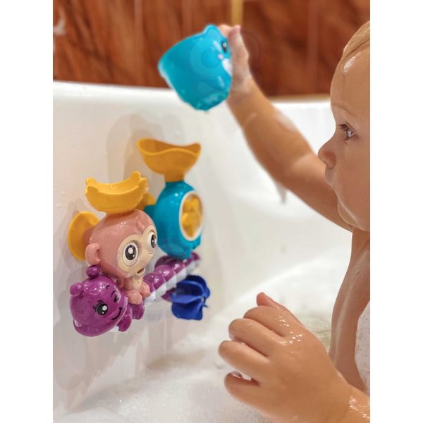 WOOPIE BABY Zabawka Wodna do Kąpieli Małpka + Kubeczek zdjęcie 2