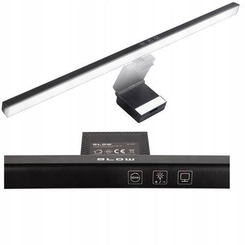 LAMPKA LED NA MONITOR DO KOMPUTERA NOCNA REGULOWANA MOCNA LISTWA 50CM USB-C na Arena.pl