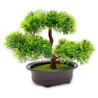 DRZEWKO BONSAI W DONICZCE SZTUCZNA ROŚLINA OZDOBNA 25cm DRZEWO DEKORACYJNE