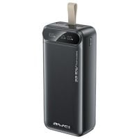 awei powerbank pa-12 30000mah 22.5w      czarny/black