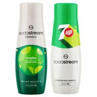2X SodaStream MOJITO + 7UP Syrop do Saturatora Koncentrat do Wody Gazowanej