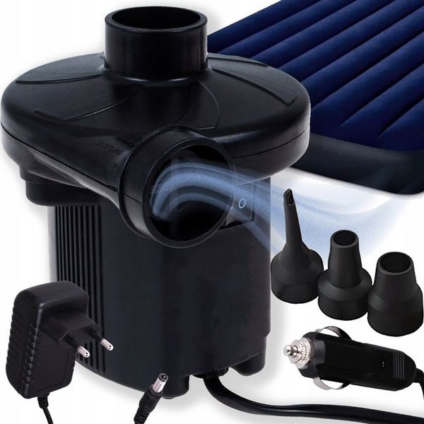 POMPKA ELEKTRYCZNA DO MATERACA BASENU 12V / 230 v 2w1 zdjęcie 8