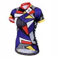 Koszulka Rowerowa Kolarska Damska Z Krótkim Rękawem Przewiewna X-Tiger 4XL