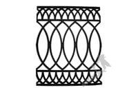 BALUSTRADA NR 02 ŻELIWNA BARIERKA NA BALKON TARAS