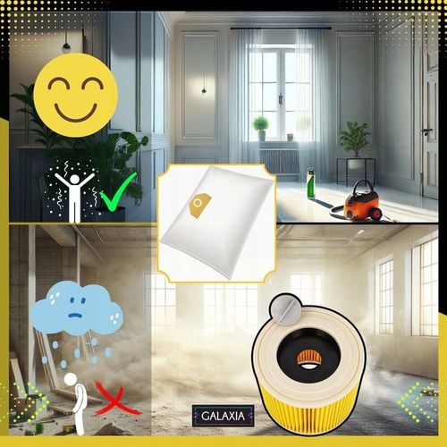 10x WORKI DO ODKURZACZA KARCHER WD3 WOREK WD 3 WD WD 6 SE 4001 Plus na Arena.pl