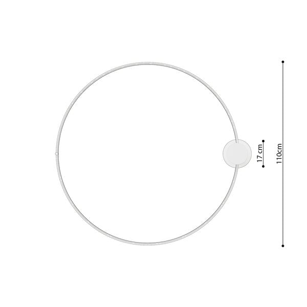 Plafon RIO 110 złoty LED 4000K zdjęcie 10
