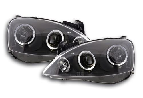 Lampy Reflektory OPEL CORSA C 00-06 RINGI LED na Arena.pl