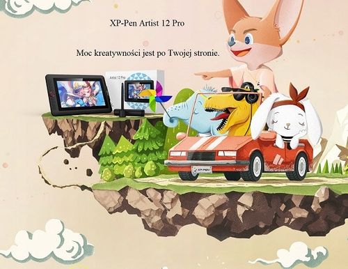 TABLET GRAFICZNY LCD XP-PEN ARTIST 12 PRO 5080 LPI 60° FULL HD DLA GRAFIKA na Arena.pl