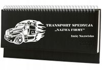 Terminarz TRANSPORT SPEDYCJA 2026 tygodniowy kalendarz leżący biurkowy