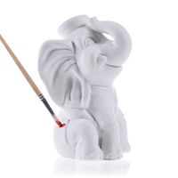 Kolorowanka 3D Słoń Figurka gipsowa + farbki, pędzelki