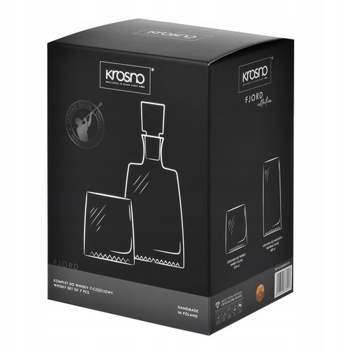 Komplet do whisky Fjord KROSNO zestaw karafka 6 szklanek na Arena.pl