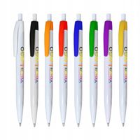 DŁUGOPISY REKLAMOWE z kolorowym nadrukiem LOGO SZKOŁY FUNDACJI FIRM EVENT