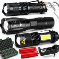 LATARKA TAKTYCZNA CREE XM-LT6 ZOOM ZEST 3SZT
