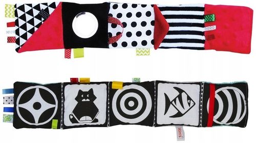 Kontrastowa Książeczka mała czerwona Hencz Toys na Arena.pl