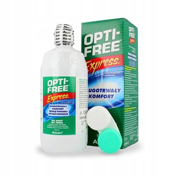Płyn do soczewek Opti-free Express 355ml +pojemnik zdjęcie 2