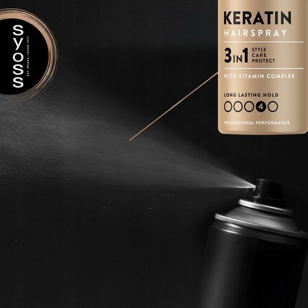 Syoss Keratin Lakier do włosów 300ml zdjęcie 2