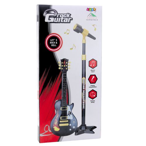 DLA DZIECI  GITARA Z MIKROFONEM I STATYWEM na Arena.pl