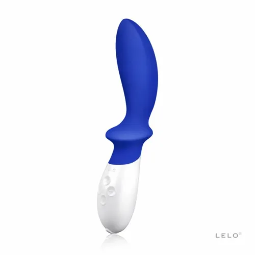 lelo loki federal blue - wibrujący masażer prostaty, silikonowy, usb na Arena.pl
