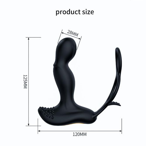 Wibrator-Silicone Massager 7 Function And Heating Function, Black na Arena.pl