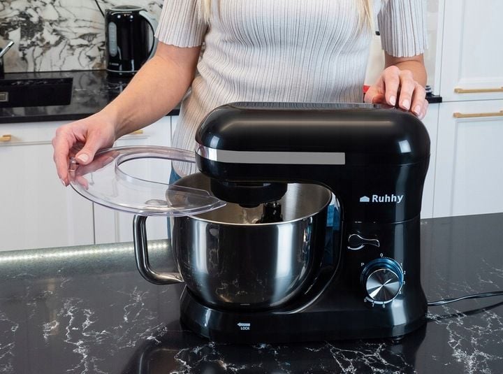 ROBOT KUCHENNY MIKSER PLANETARNY MISA 4,5L MOCNY 1700W CZARNY 3 MIESZADŁA zdjęcie 15